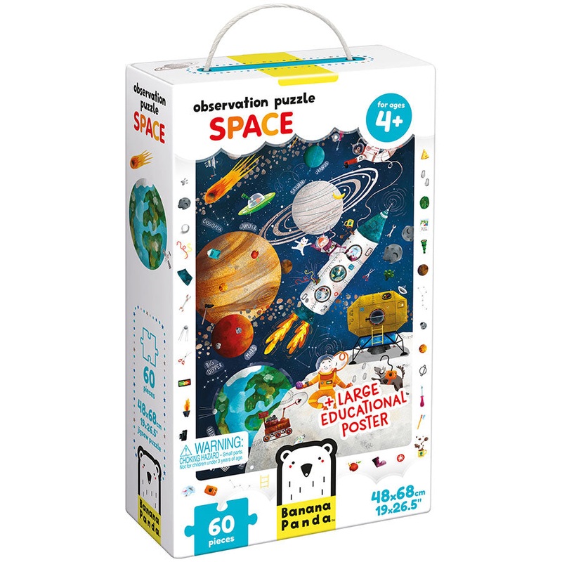 Banana Panda Observation Puzzle Space, 4+