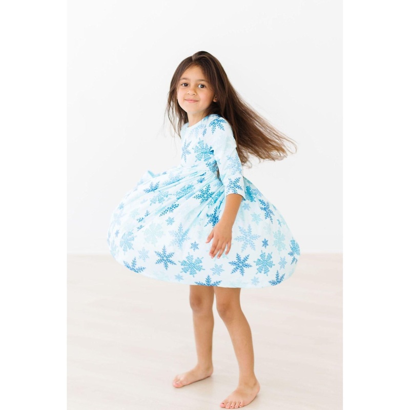 Mila & Rose Winter Wonderland Pocket Twirl Dress 6-12M