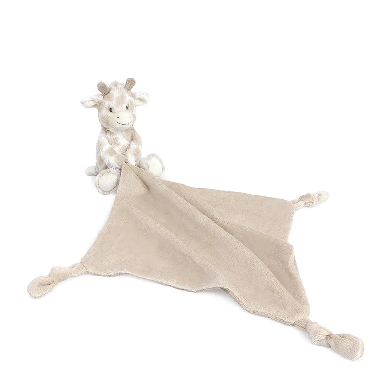MON AMI Gentry Giraffe Knotted Security Blankie