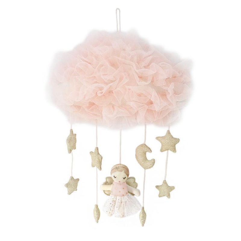 MON AMI Pink Angel Celestial Mobile