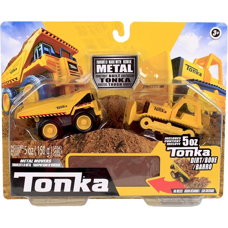 Tonka - Metal Movers Combo Pack - Dump Truck & Bulldozer