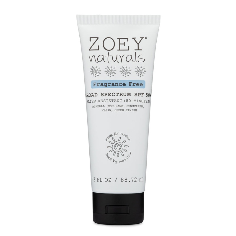Zoey Naturals SPF 50+ Sheer Finish Mineral Sunscreen, 3 oz