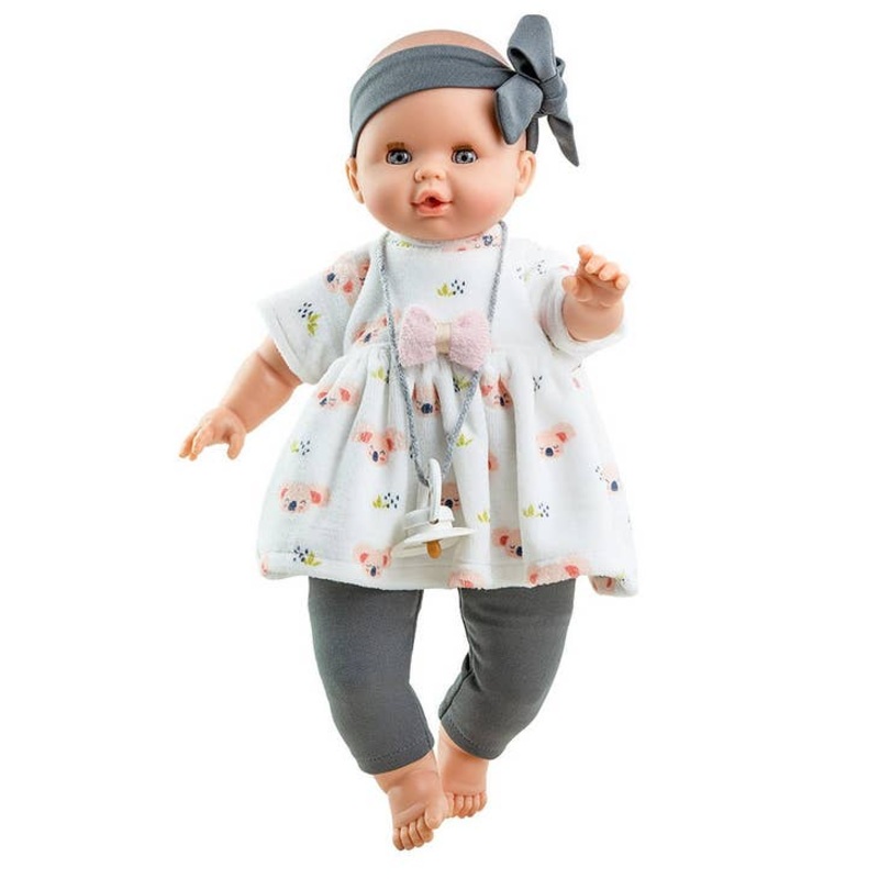 Alex & Sonia Doll - Sonia with Koala Dress and Gray Headband