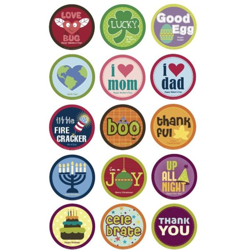 Belly Banter HOLIDAYS Onesie Stickers