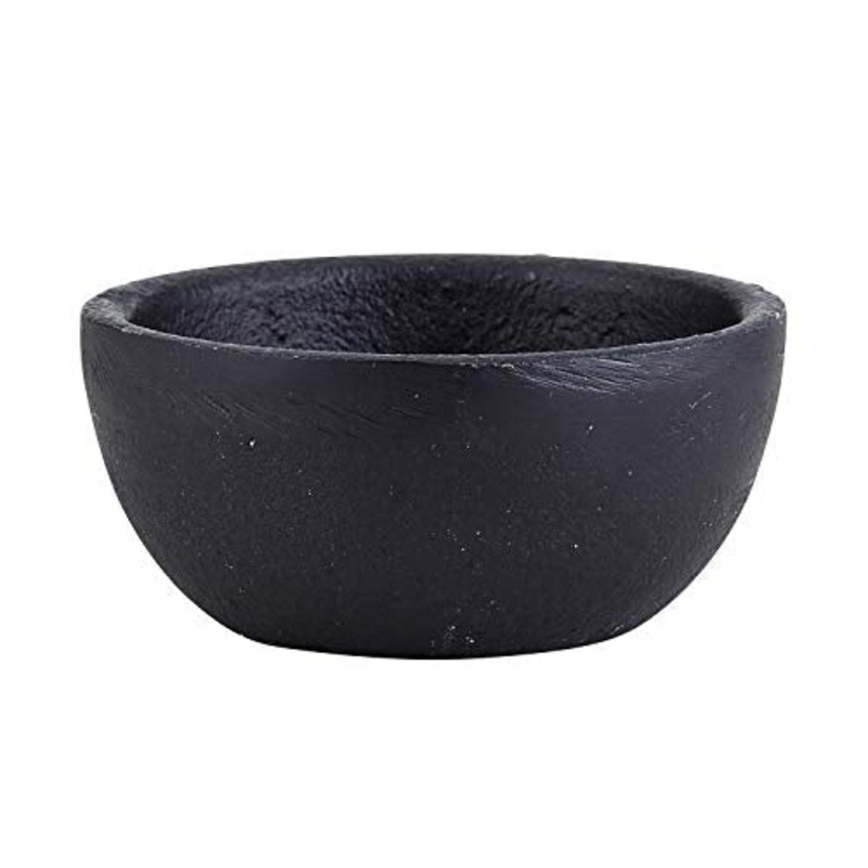 Creative Brands 47th & Main Black Cast Iron Tiny Rustic Round Bowl