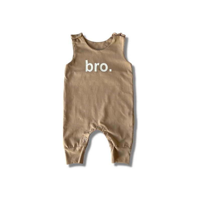Denver James Baby / Toddler Romper - Bro (Tan) 18-24M
