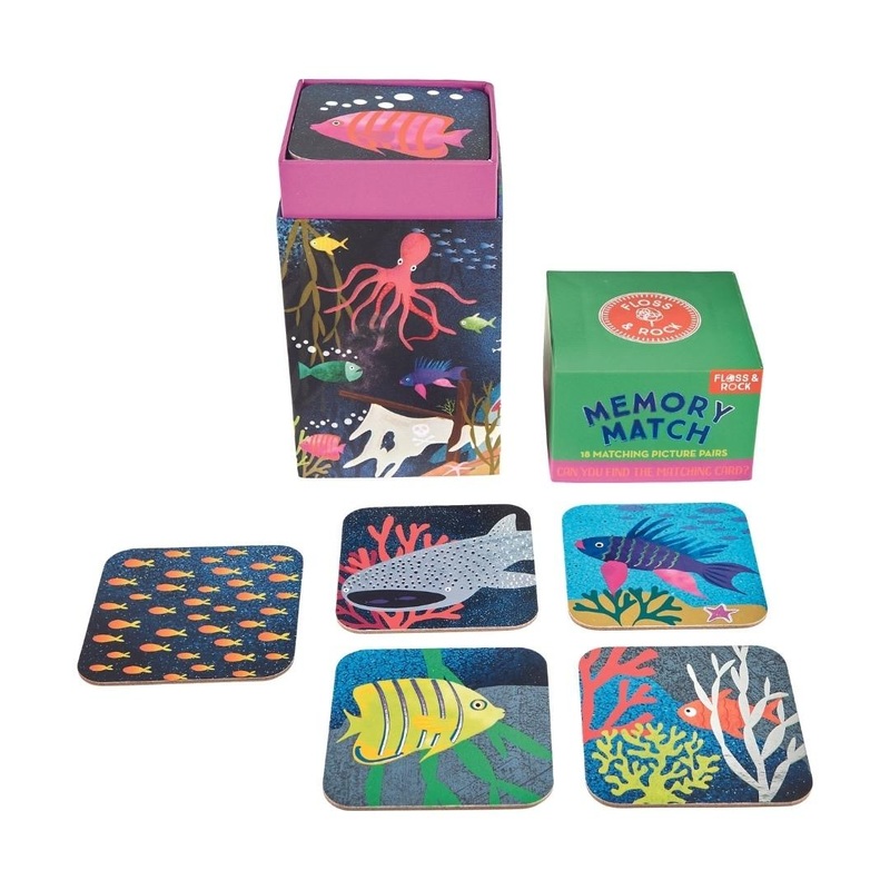 Floss and Rock Deep Sea Memory Match