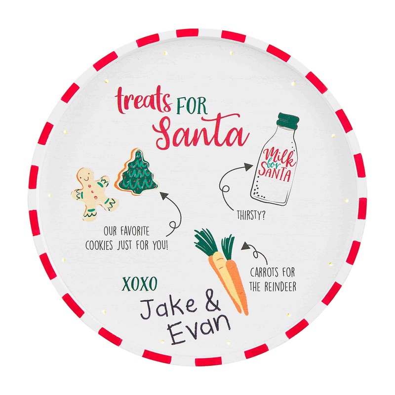Mud Pie Light Up Christmas Cookie Plate