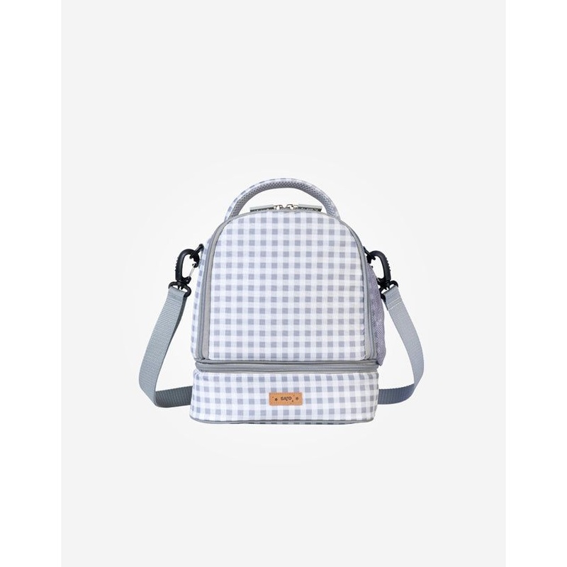 Saro Thermo Bag, Gray Check