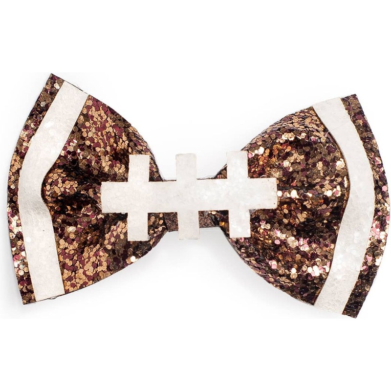 Sweet Wink Football Bow Clip