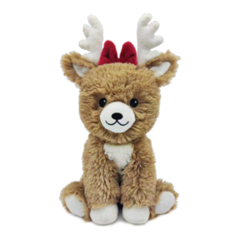 Warmies-Red Bow Reindeer Warmies