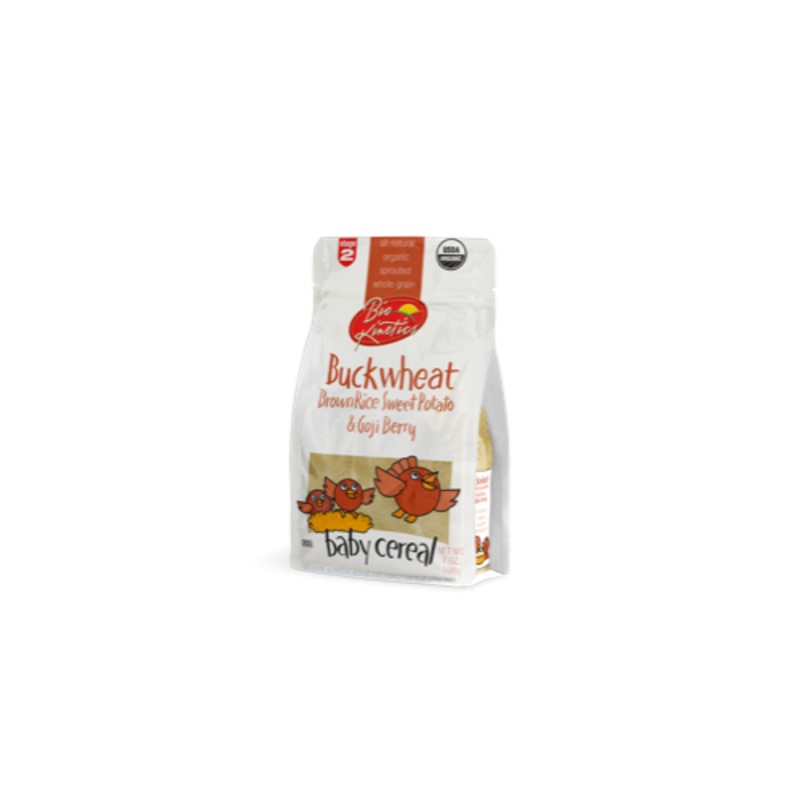 Bio-Kinetics Organic Sprouted Stage 2 Baby Cereal, Buckwheat, Brown Rice, Sweet Potato, Goji Berry