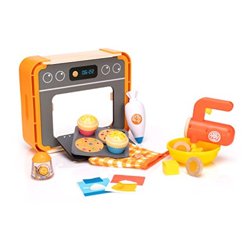 Fat Brain Toys Pretendables Bakery Set - Pretendables Bakery Set - New Imaginative Play for Ages 3 to 5