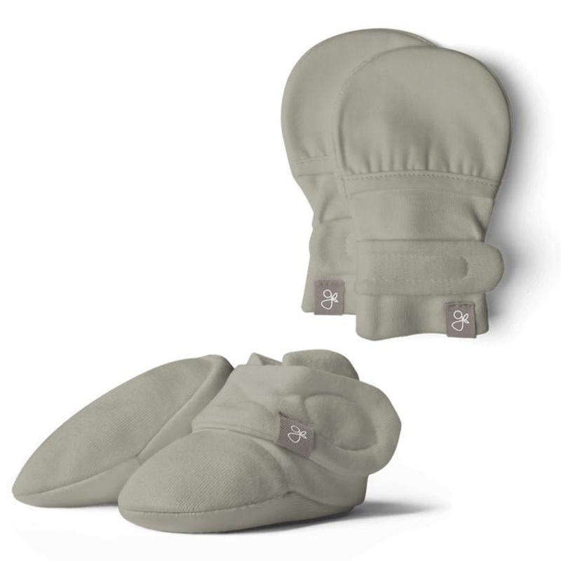 GoumiKids Mitts & Boots Bundle, Moss 0-3 M