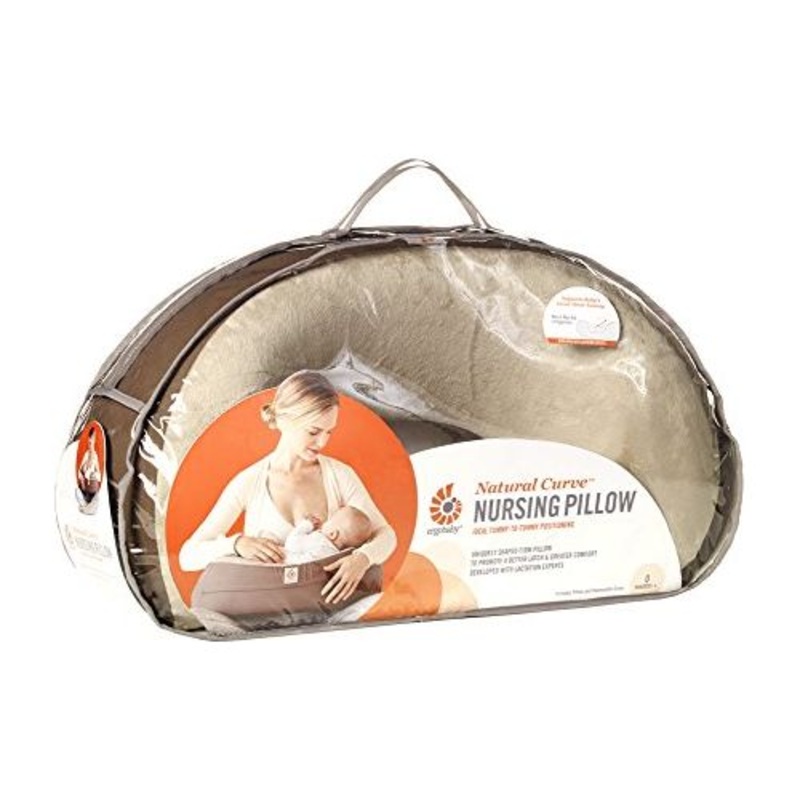 Natural Curve Nursing Pillow - Brown