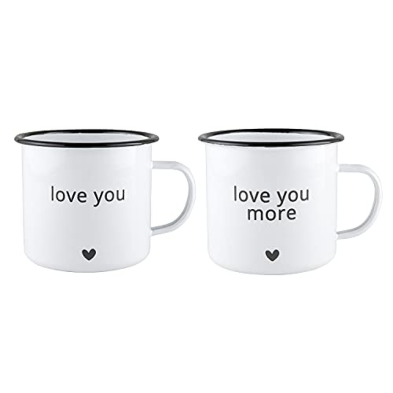 Santa Barbara Design Studio Enamel Mug Set - Love You More