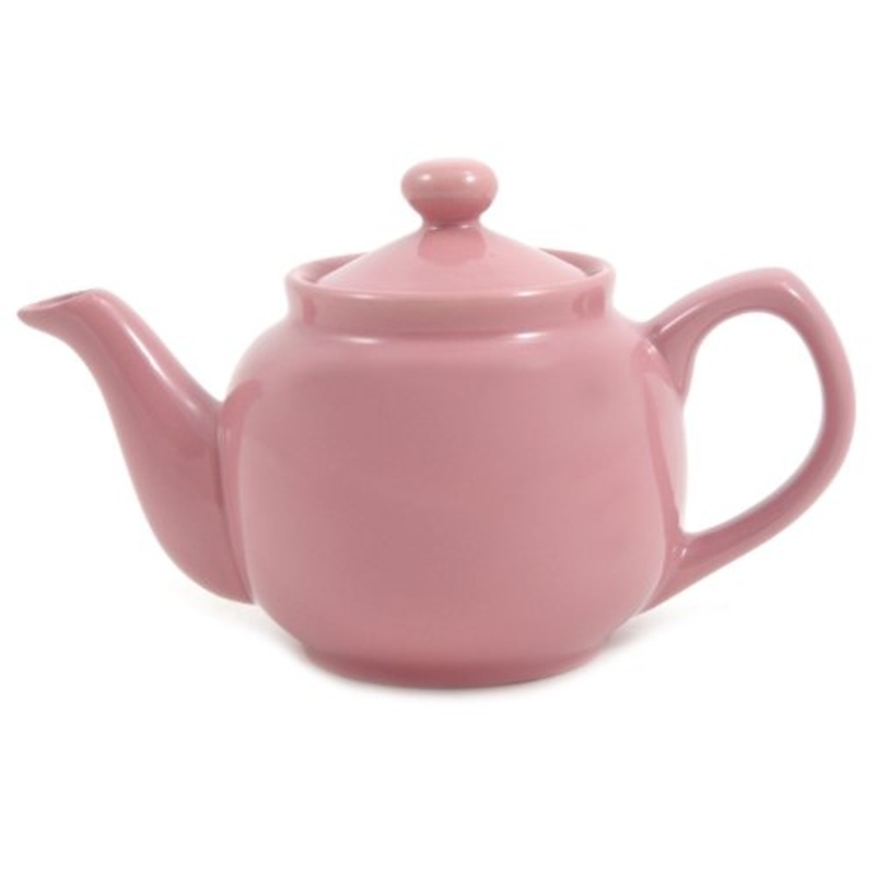 BigKitchen Pink Rose Classic 2 Cup Ceramic Teapot