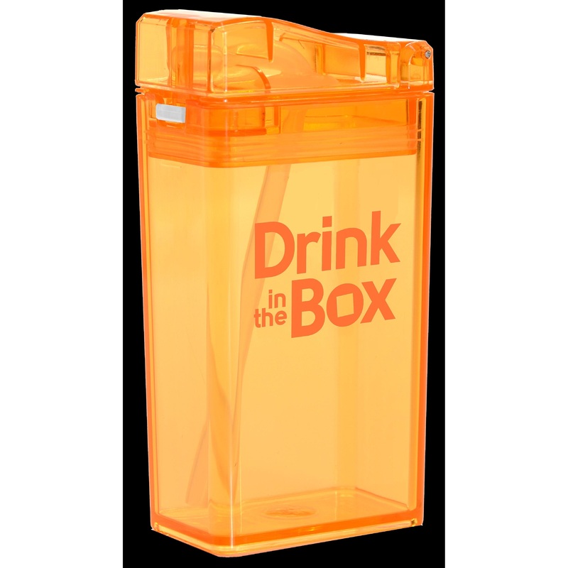 Precedio Designs Orange Drink in the Box Reusable Juice Box