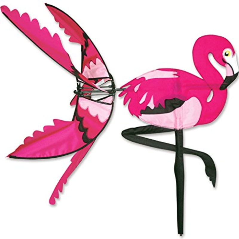 Premier Kites 34 in. Pink Flamingo Spinner