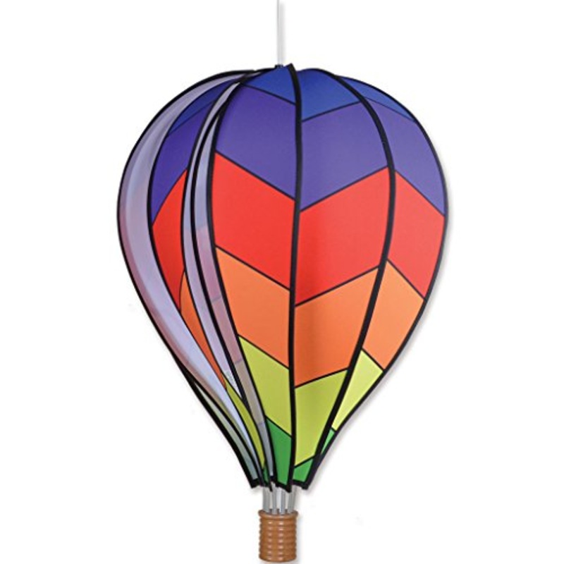 Premier Kites Chevron Rainbow 22 in. Hot Air Balloon
