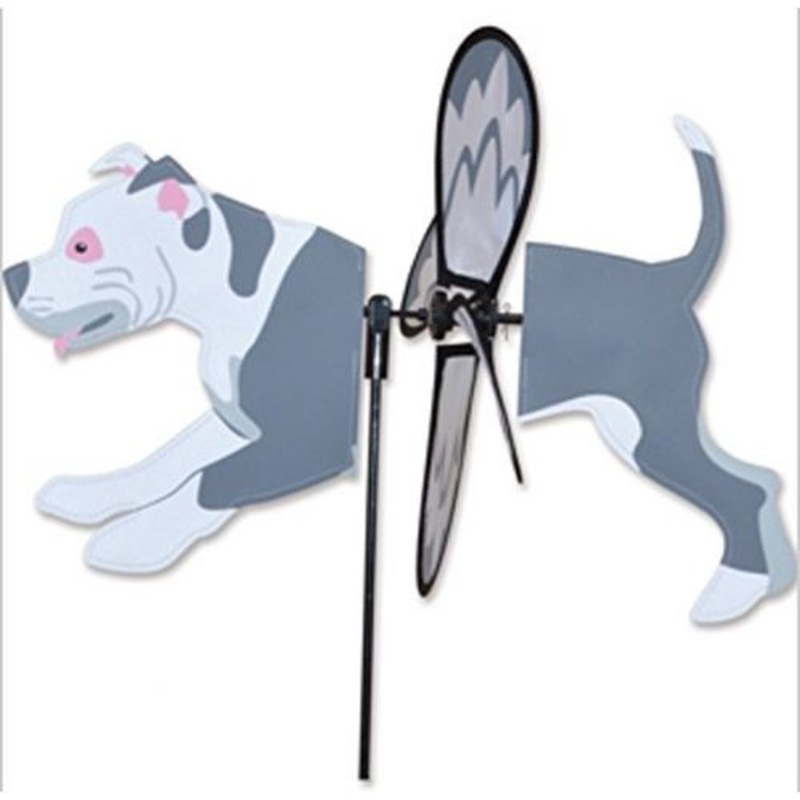Premier Kites PIT BULL Petite Garden Stake Wind Spinner by Premier Kites & Designs-17"