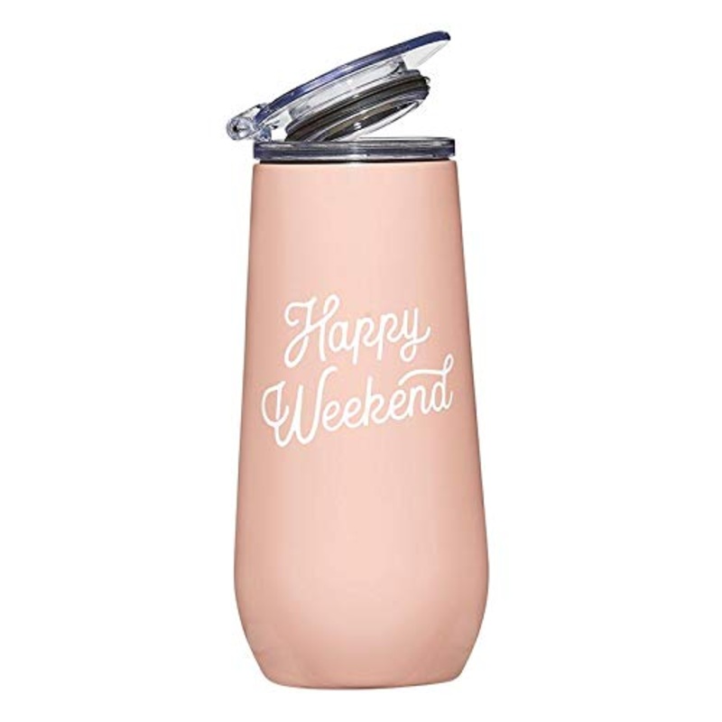 Santa Barbara Design Studio Champagne Tumbler - Happy Weekend