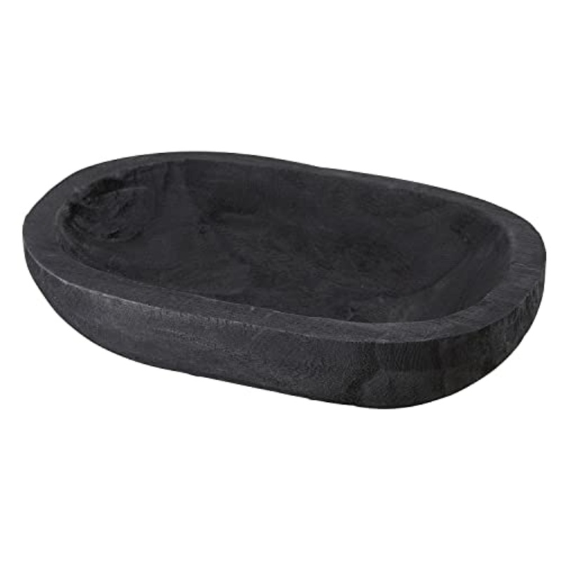 Santa Barbara Design Studio Paulownia Dough Bowl - Black