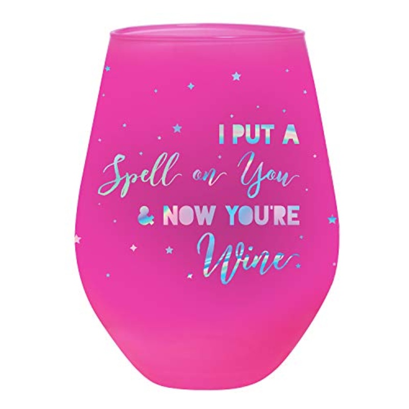 Slant Collections Jumbo Stemless Wine Glass - Spell on You 30 oz.