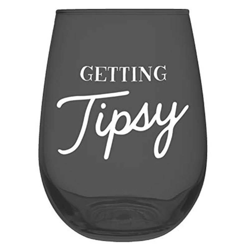 Slant Collections Stemless Wine Glass - Getting Tipsy 20 oz.