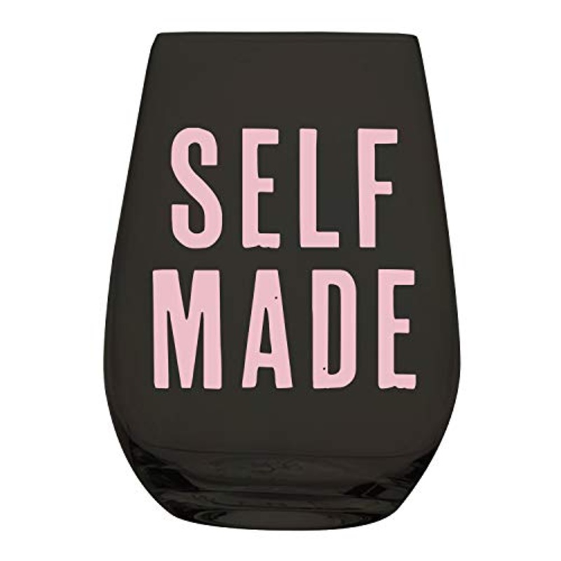 Slant Collections Stemless Wine Glass - Self Made 20 oz.