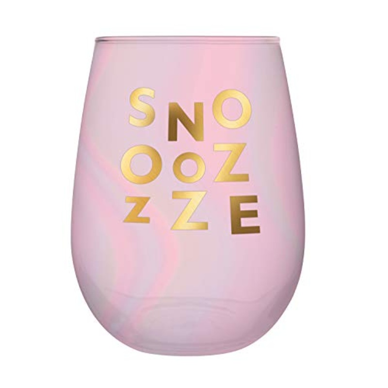 Slant Collections Stemless Wine Glass - Snooozzze 20 oz.