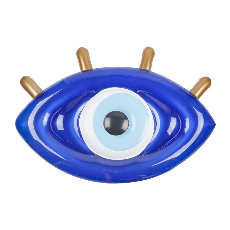 SunnyLIFE Float Away Lie On Greek Eye Electric Blue