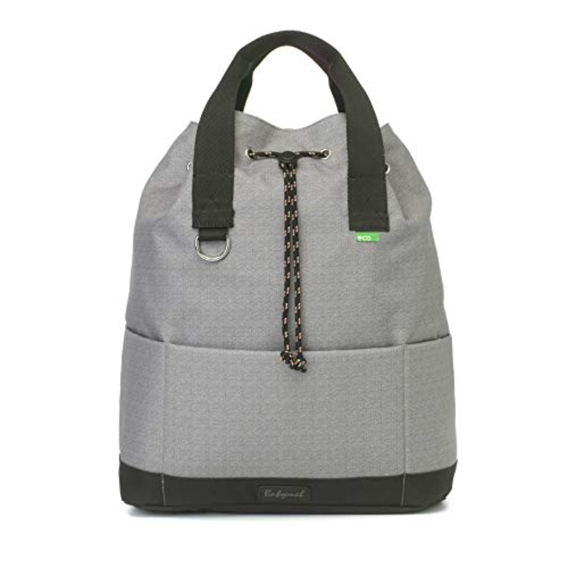 Babymel Grey ECO Friendly Top N' Tail Diaper Bag Backpack