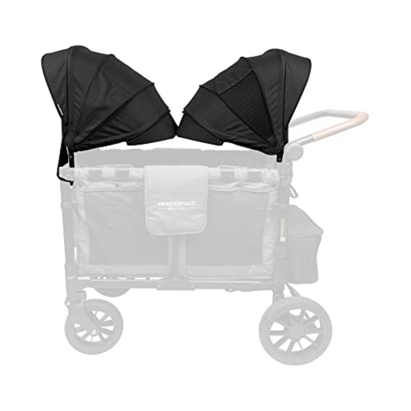 WONDERFOLD Retractable Canopy for W2 Elite and Luxe Stroller Wagons (2PK)
