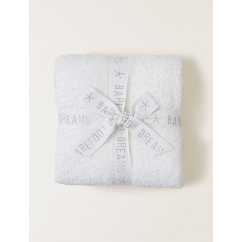 Barefoot Dreams CozyChic Stroller Blanket - Pearl