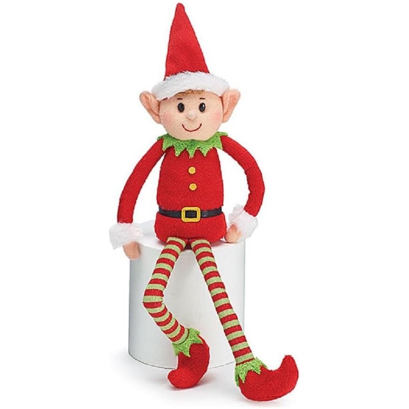 Burton & Burton Plush Little Elf Soft Stuffed Santa Helper