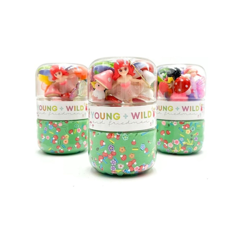 Young + Wild And Friedman Grab & Go Dough Jar, Fairy
