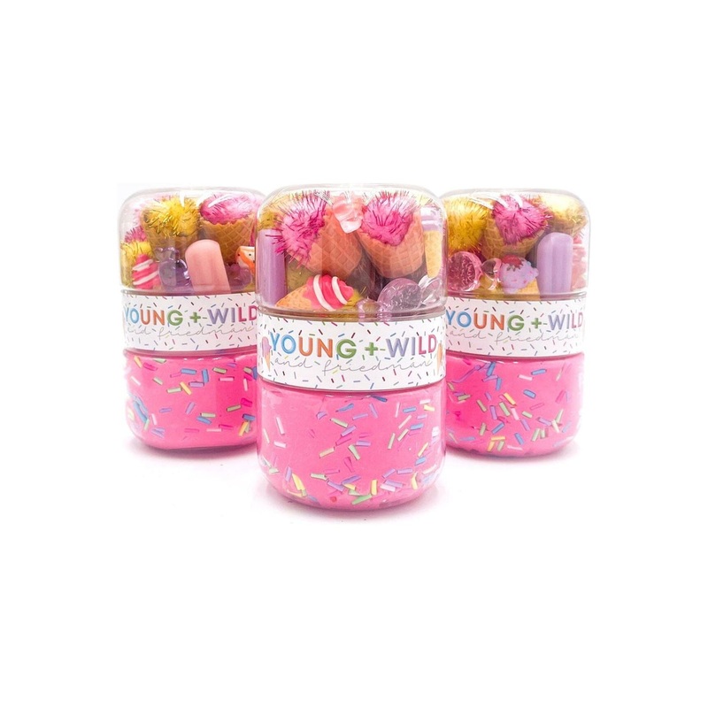 Young + Wild And Friedman Grab & Go Dough Jar, Ice Cream