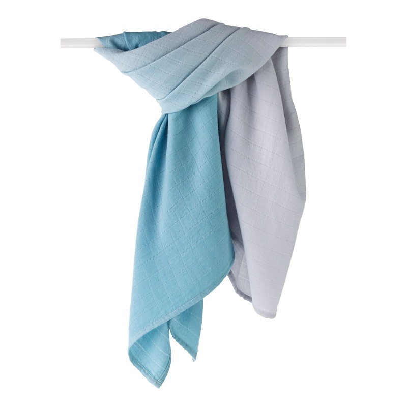 aden + anais 100% Merino Muslin Wool Collection, Swaddle Blanket, Seaside