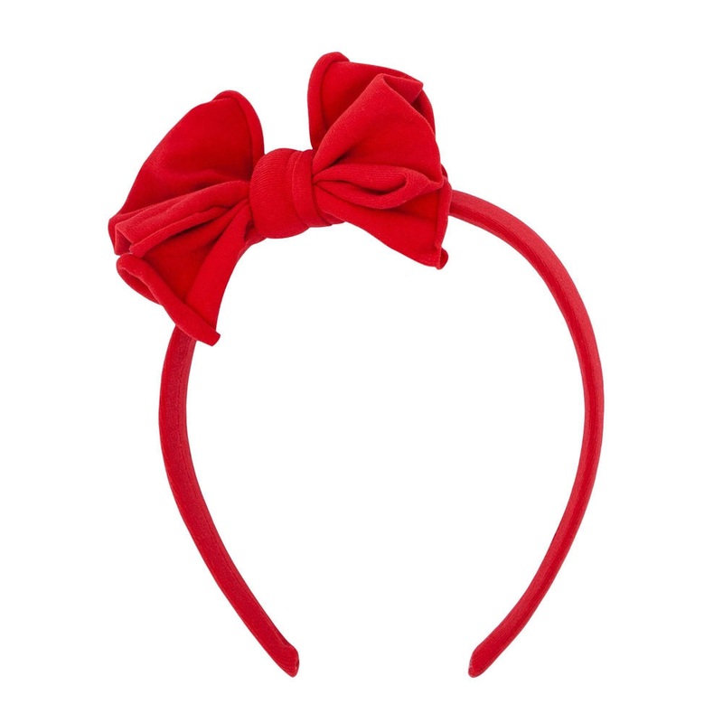 Baby Bling Bows Fab Hard Headband, Cherry