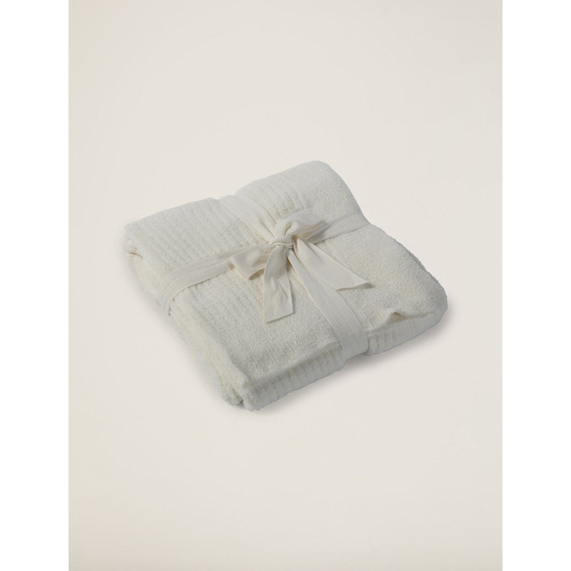 Barefoot Dreams CozyChic Lite Ribbed Throws Pearl