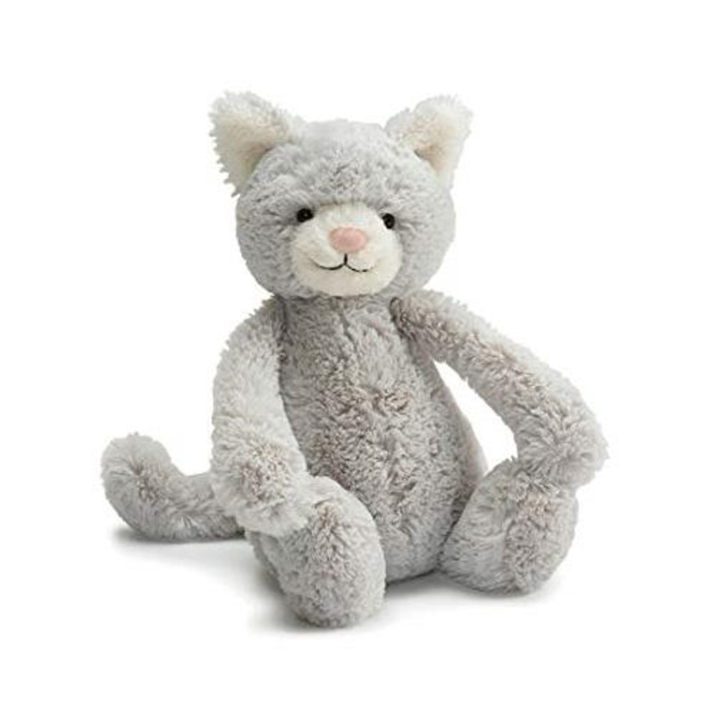 Jellycat Bashful Grey Kitty Default Title