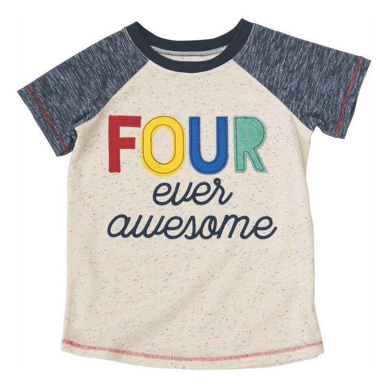 Mud Pie Four Ever Awesome Shirt
