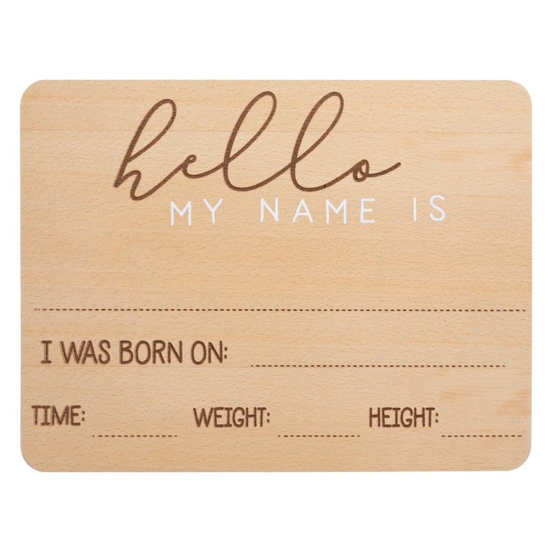 Pearhead Fill in Baby Arrival Milestone Photo Prop