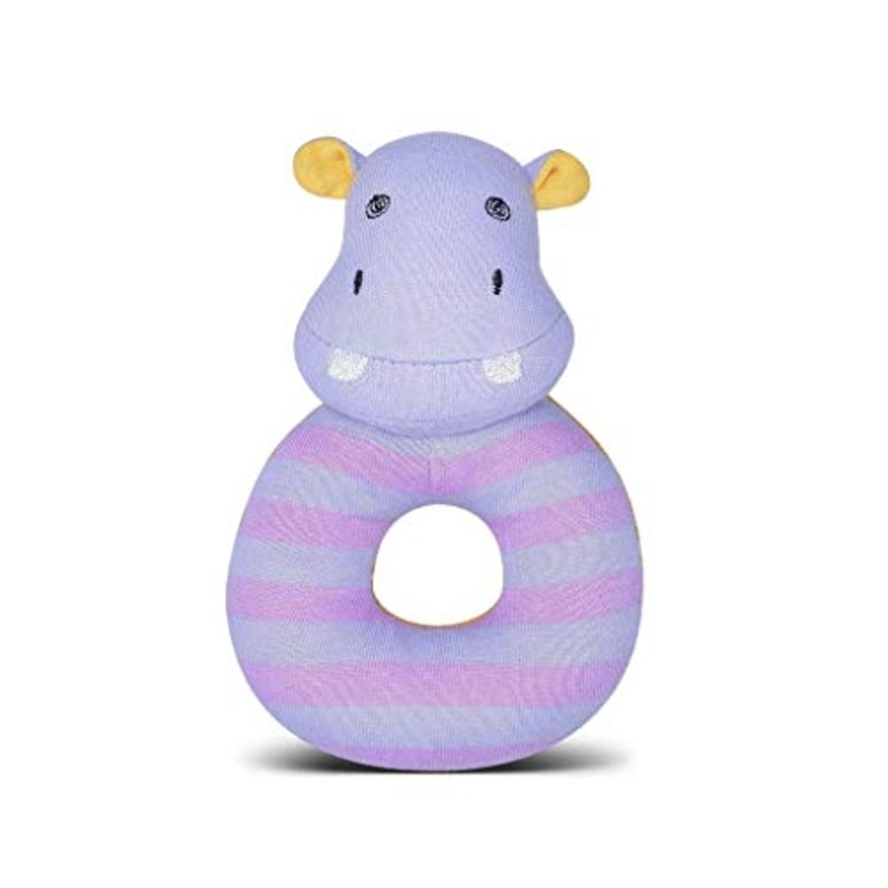 Apple Park Coco Hippo Organic Farm Buddies Rattle