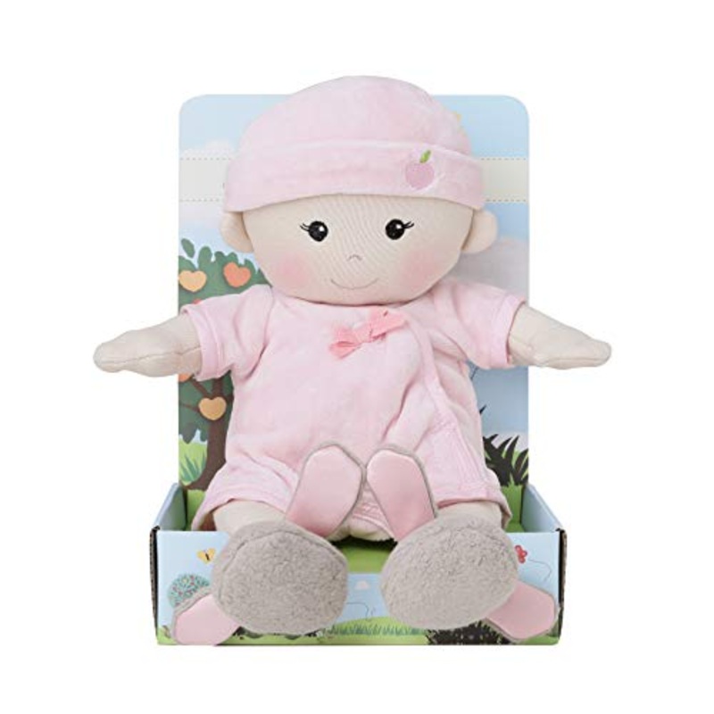 Apple Park Pink Organic Baby Girl Doll