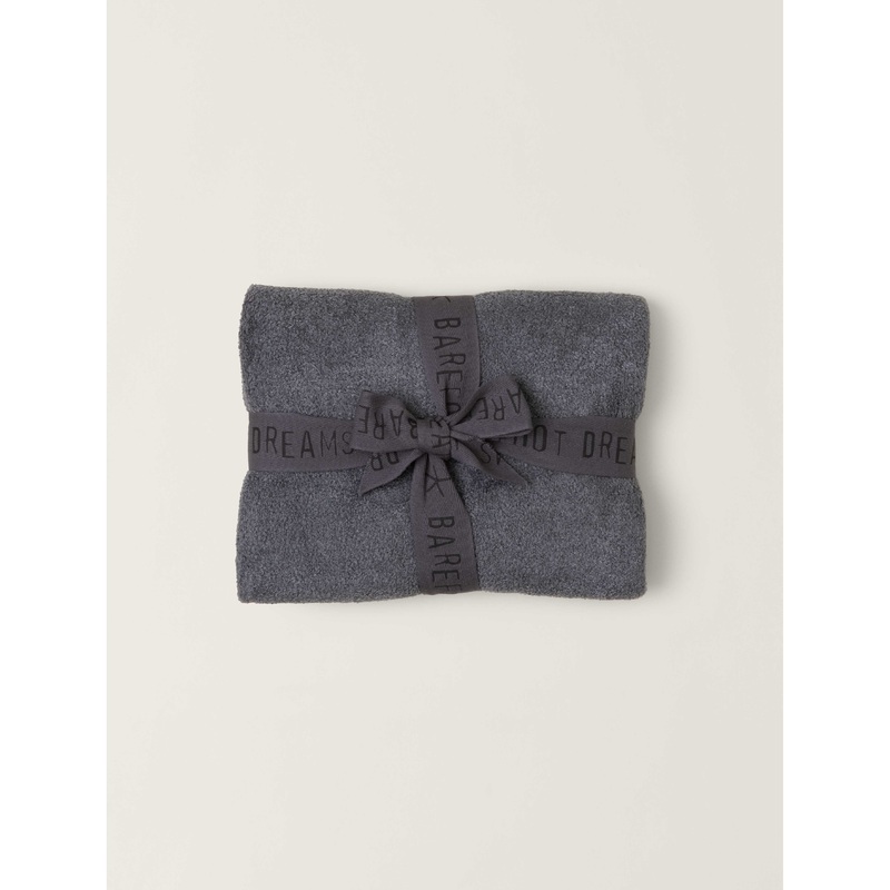 Barefoot Dreams CozyChic Lite Baby Receiving Blanket 30", Coal
