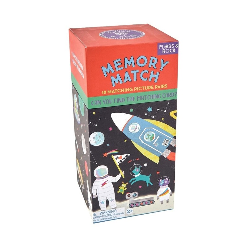 Floss & Rock Memory Match Game Space
