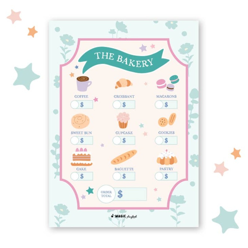 Magic Playbook Bakery Pretend Play Notepad
