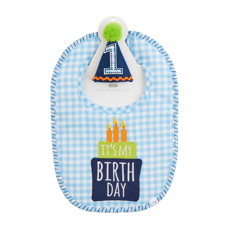 Mud Pie Blue Cake Smasher Set